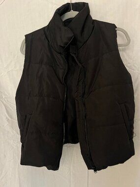 Black Cropped vest